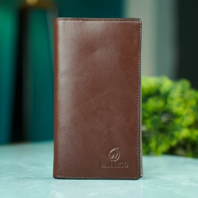 Biker's Super Wallet-Classic-Glossy Chocolate