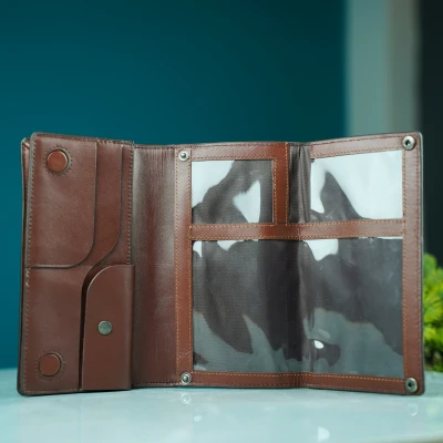 Biker's Super Wallet-Classic-Glossy Chocolate secondary