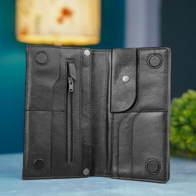 Biker's Super Wallet-Classic-Glossy Black secondary