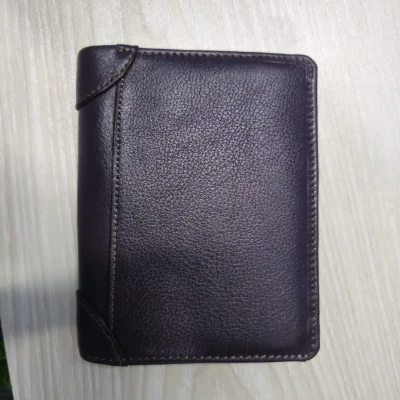 Small Moto Wallet-Brown Chocolate