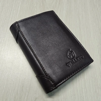 Small Moto Wallet-Brown Chocolate