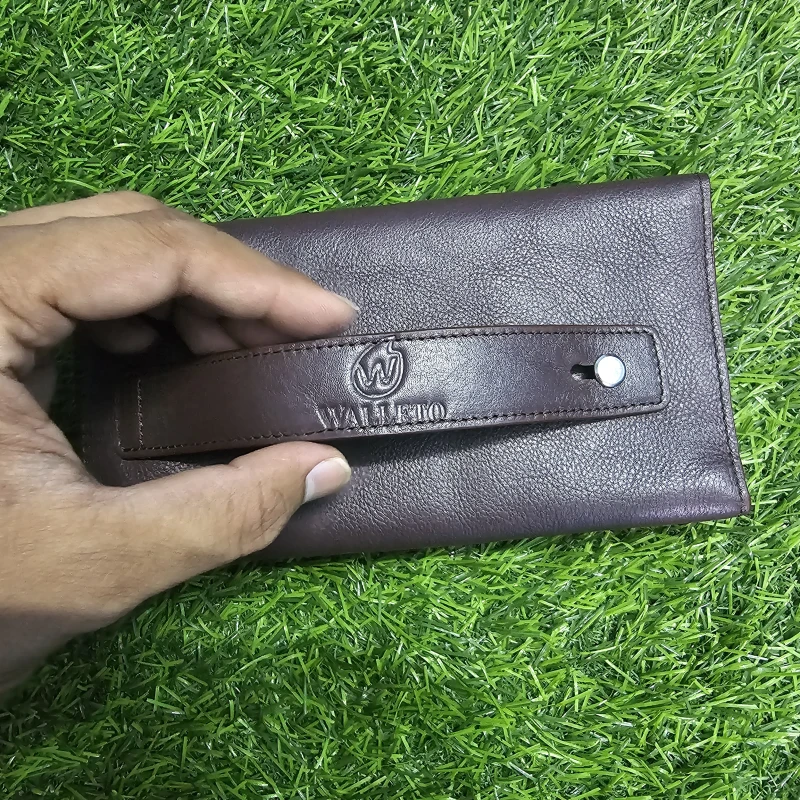 Multifuntional Motowallet-Biker's Super Wallet-Premium-Brown Chocolate