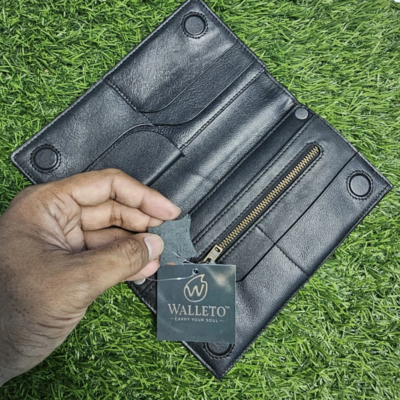 Multifuntional Motowallet-Biker's Super Wallet-Premium-Brown Chocolate