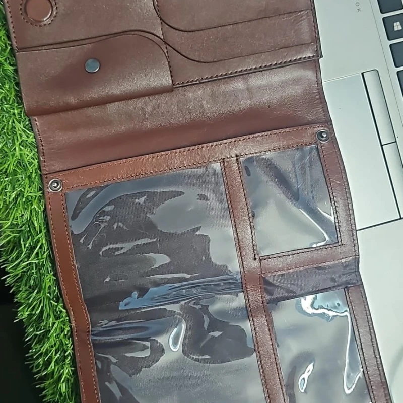 Multifuntional Motowallet-Biker's Super Wallet-Classic-Glossy Chocolate